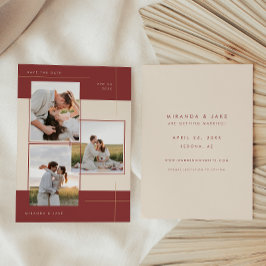 Reserve A Data Foto Geométrica Moderna Bege Burgundy Inline 3