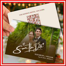 Reserve A Data Foto Laranja Queimada | Código QR Salvar a Data