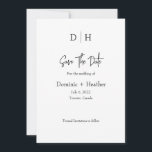 Reserve A Data Foto mínima branca e preta<br><div class="desc">Feita para você!</div>