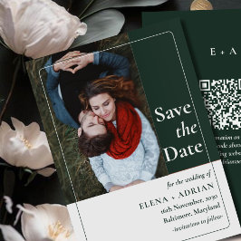 Reserve A Data Foto Moderna e Sofisticada para Save the Date com
