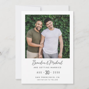 Reserve A Data Foto Moderna LGBTQ Salvar Data