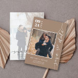 Reserve A Data Foto Moderna Manuscrita Salva O Banho De Data<br><div class="desc">Apresentando nossa Foto Moderna Manuscrita Salve a Data - uma peça que realmente ressoa com sua única história de amor. Este "save-the-date" combina o charme da fonte escrita à mão com a conveniência da design moderna,  apresentando um apelo elegante,  mas íntimo,  que certamente encantará seus convidados.</div>