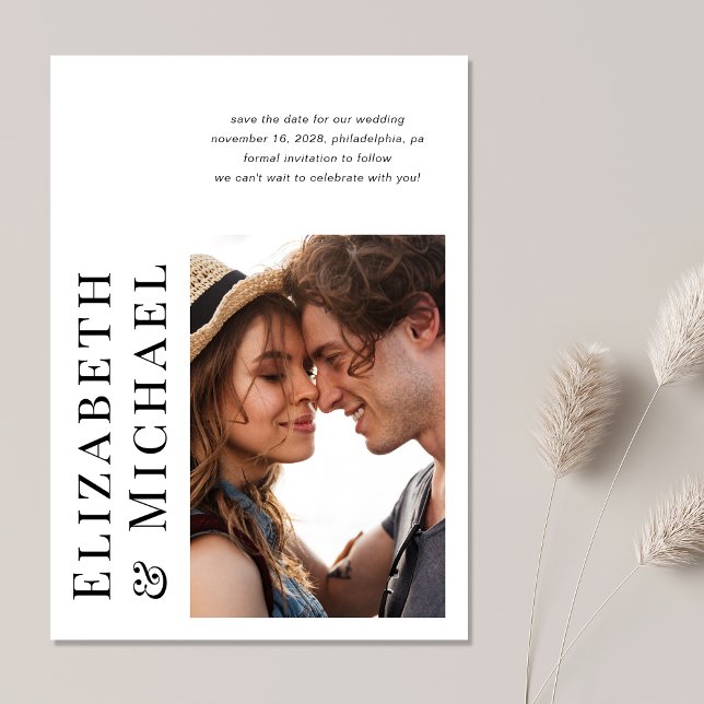 Reserve A Data Foto moderna mínima (Criador carregado)