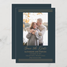 Foto moderna minimalista Dourada | Teal escuro