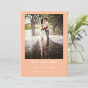 Reserve A Data Foto Moderna Minimalista Peach