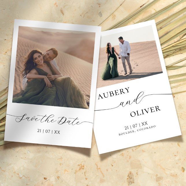 Reserve A Data Foto Moderna Salva o Casamento de Data (Criador carregado)