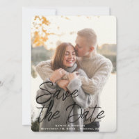 Foto Personalizada de Script Manuscrito Elegante