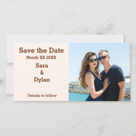 Reserve A Data Foto personalizada do Casal