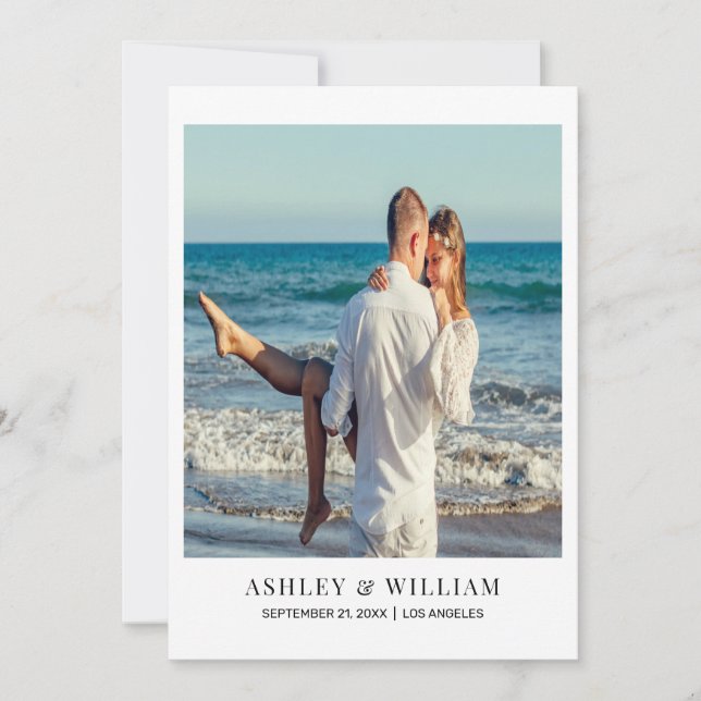 Reserve A Data Foto Personalizada Salva A Data (Frente)