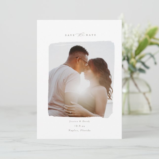 Reserve A Data Foto pintada Salvar a data (Em pé/Frente)