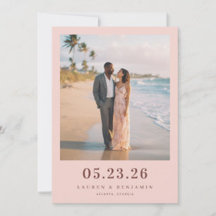 Reserve A Data Foto Romântica de Praia em Pastel