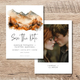 Reserve A Data Foto Rustic Fall Mountain Scene Watercolor