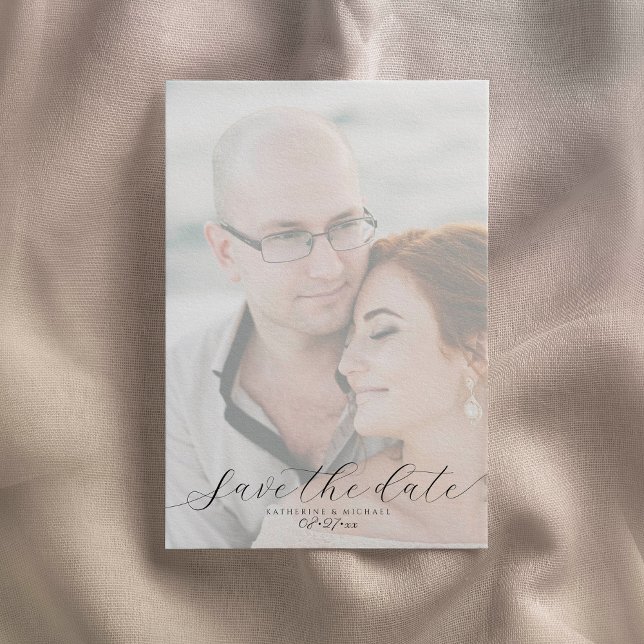 Reserve A Data Foto simples | Casamento (Criador carregado)