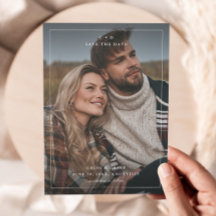 Foto Simples de Casamento Preto e Branco