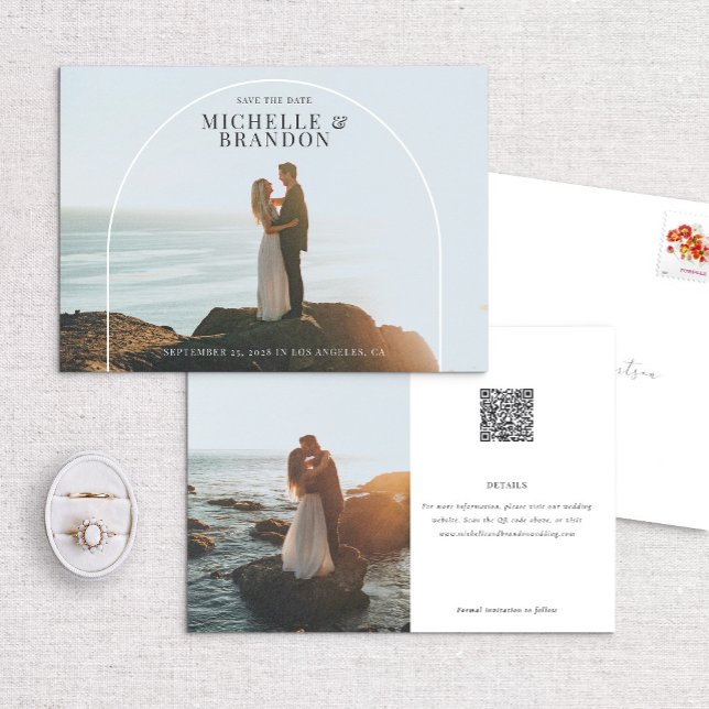 Reserve A Data Foto sofisticada do Cheio Detalhado do Arch Salvar (Criador carregado)