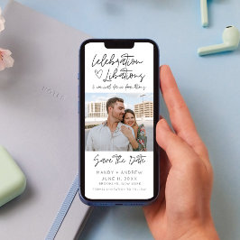 Reserve A Data Foto única e engraçada Casamento Salve a Data