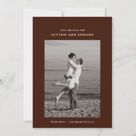 Reserve A Data Foto única muito simples