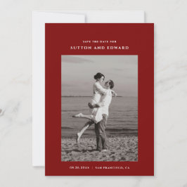 Reserve A Data Foto única muito simples