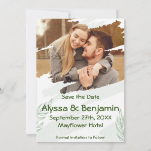 Reserve A Data Foto verde torn