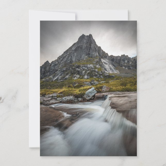 Reserve A Data Fotografia da Paisagem da Noruega (Frente)