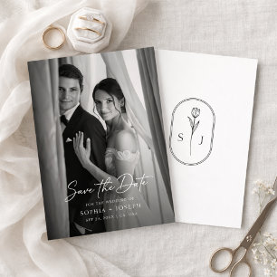 Reserve A Data Fotografia de casamento elegante monograma minimal
