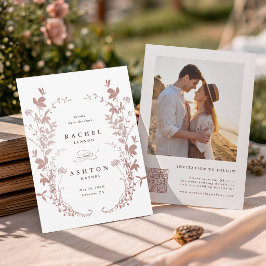 Reserve A Data Fotos de Casamento Botânico Rosa Poético