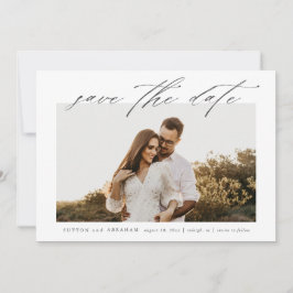 Reserve A Data Fotos de Casamento com Letra Simples