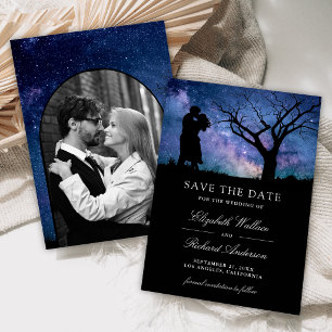 Reserve A Data Fotos de Casamento de Casal Romântico da Galáxia A