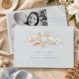 Reserve A Data Fotos de Casamento de Conchas Sinos de Casamento C