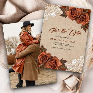 Reserve A Data Fotos de Casamento de Rosa Terracota em Sacaria Rú