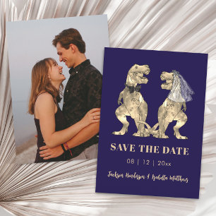 Reserve A Data Fotos de Casamento Temáticas de Dinossauros em Azu