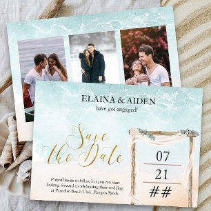 Reserve A Data Fotos do Casamento Boho Beach Arbor 3