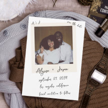 Fotos Instantâneas Vintage com Monograma Manuscrit