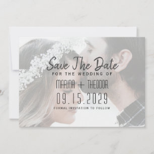 Reserve A Data Fotos Minimalistas de Casamento Salvar a Data