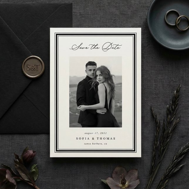 Reserve A Data Fronteira Tripla | Casamento de Foto Simples e Ele (Criador carregado)