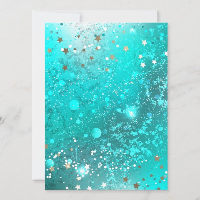 Reserve A Data Fundo do Mint Turquoise Foil (Frente)