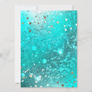 Reserve A Data Fundo do Mint Turquoise Foil