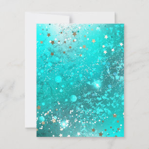 Reserve A Data Fundo do Mint Turquoise Foil