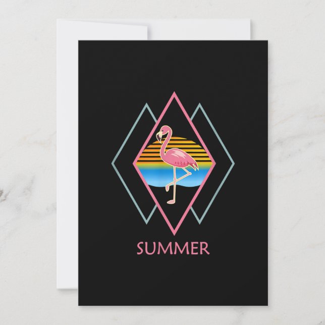 Reserve A Data Funny Summer Flamingo | Flamingo Lover Cute (Frente)