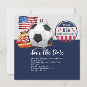 Reserve A Data Futebol 4 de julho Dia da Independência América