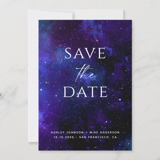 Reserve A Data Galaxy Planetarium Wedding | Space Starry Night  (Frente)