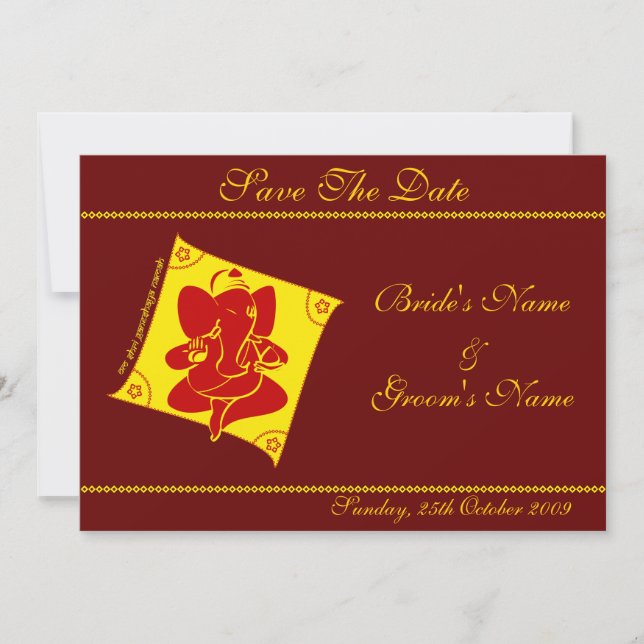 Reserve A Data Ganesha Salve A Data (Frente)