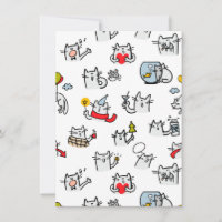 Gatos engraçados, leite e magia.