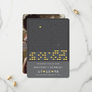 Reserve A Data Geek Programado Para o Amor Código Binário Salva a