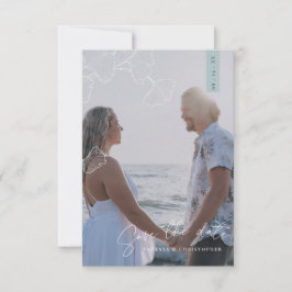 Reserve A Data Ginkgo Biloba Whimsical Flat Save The Date Card