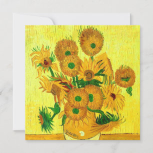 Reserve A Data Girasóis de Van Gogh