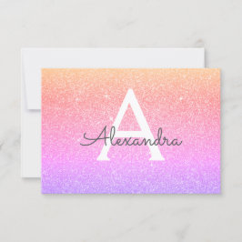 Reserve A Data Glitter 16 roxo rosado brilho doce Salvar a data