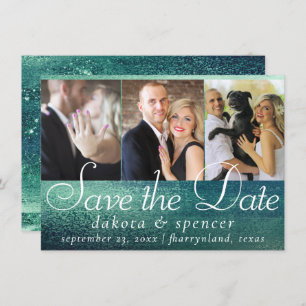 Reserve A Data Glitzy Foil   Seafoam Green Aqua Sparkle 3 Foto