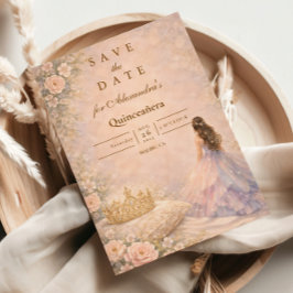 Reserve A Data Golden Crown Fairytale Quinceañera