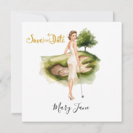 Reserve A Data Golf Woman golfer on golf course Bridal 